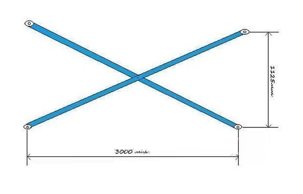 Диагональ 3 м. Рамные леса ЛРСП 40 габариты. Диагональ (крестовина) строительные леса l=3.1 м. Связь диагональная для строительных лесов чертеж. Связь диагональная строительные леса.